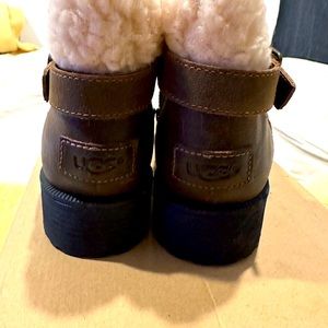new brown leather boots